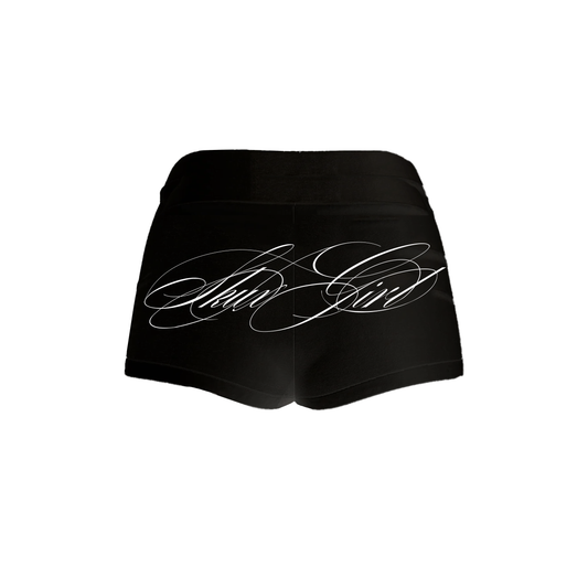 SkuxGirl Tattoo Shorts Black