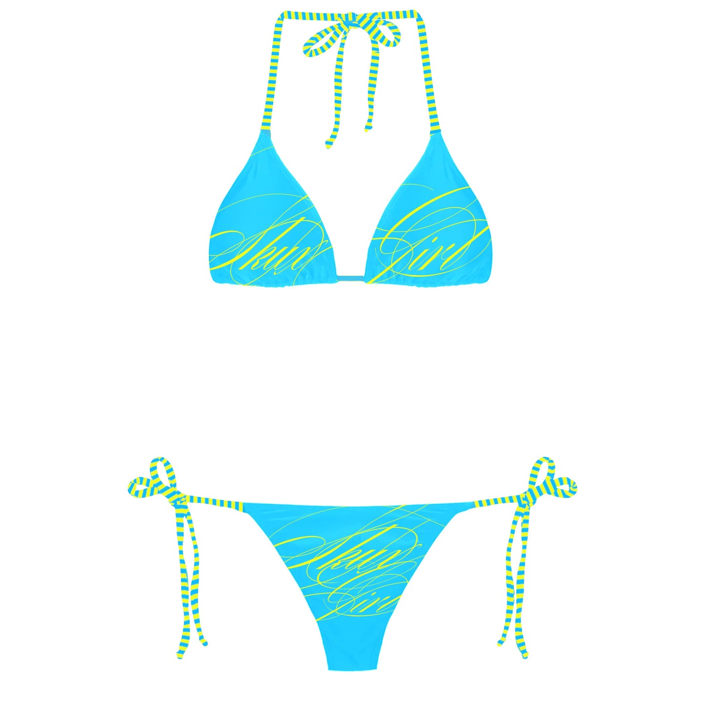 SkuxGirl Tattoo Bikini ‘Blue’