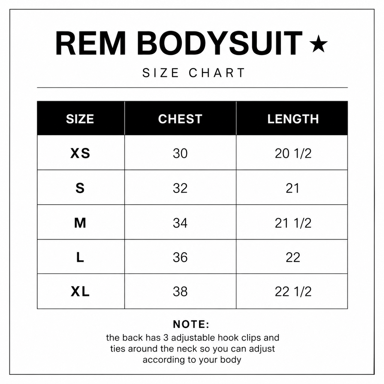 Rem BodySuit * Preorder