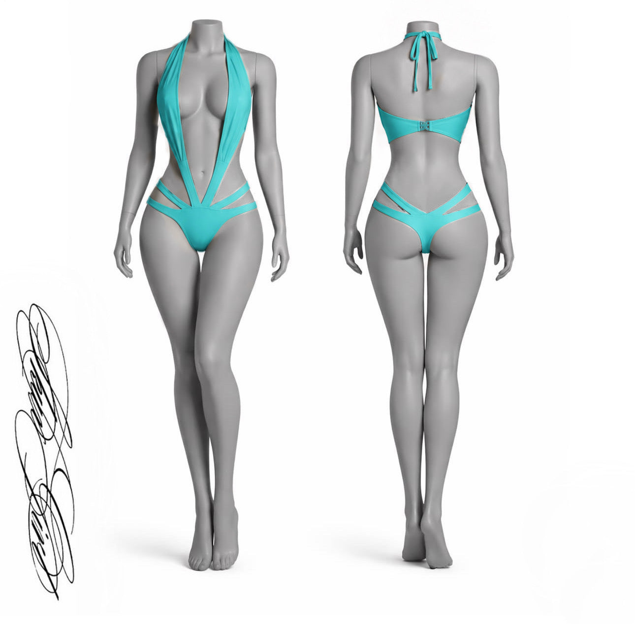 Rem BodySuit (Turquoise) *coming soon*