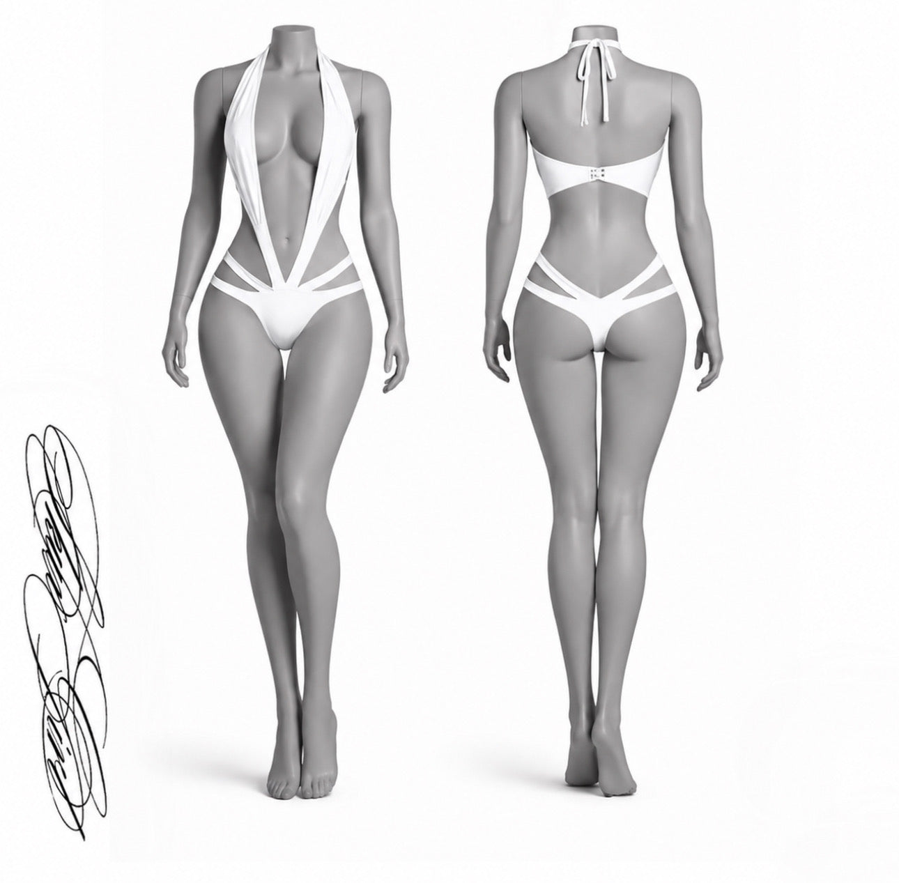 Rem BodySuit (White) *coming soon*